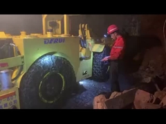7.2t Máquina subterrânea LHD DERUI DRWJ-1 Carregador subterrâneo de rodas